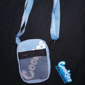 Cookies Smell Proof Single Strap Two Zippered Section Bag